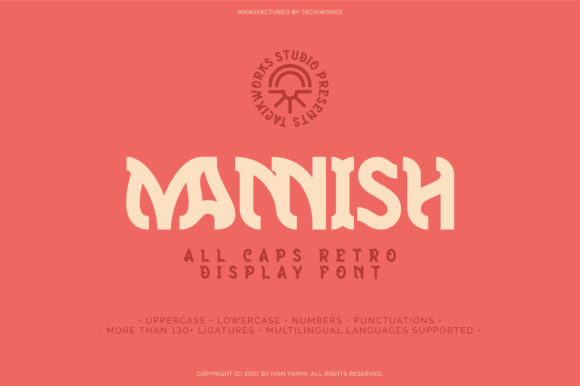 Adding Mannish: Your New Favorite Display Font for Crafting Projects