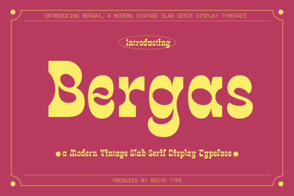Bergas Font: Whimsical Charm for Your Crafted Creations