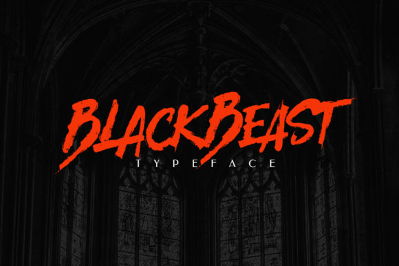 BlackBeast: A Dramatic Display Font for Bold Branding