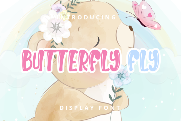 Butterfly Fly: A Bubbly Display Font for Creative Campaigns
