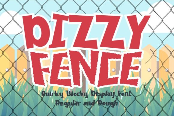 Dizzy Fence: A Display Font with Digital Personality