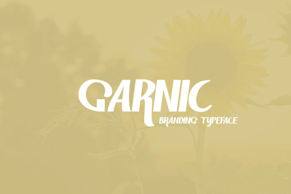 Enhance Your Brand with Garnic: A Cool, Exquisite Display Font