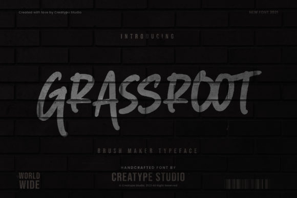 Grassroot Font: Graffiti-Style Typeface for Campaign Impact