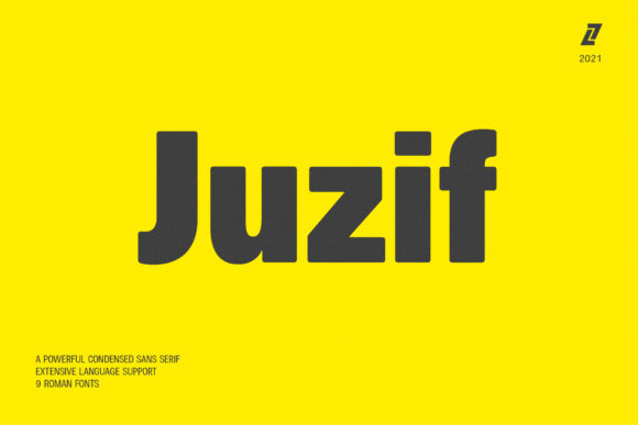 Juzif: The Display Font That Cuts Through Campaign Noise