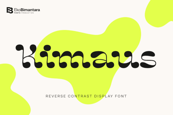 Kimaus: A Font Designed for Creative Business Identity