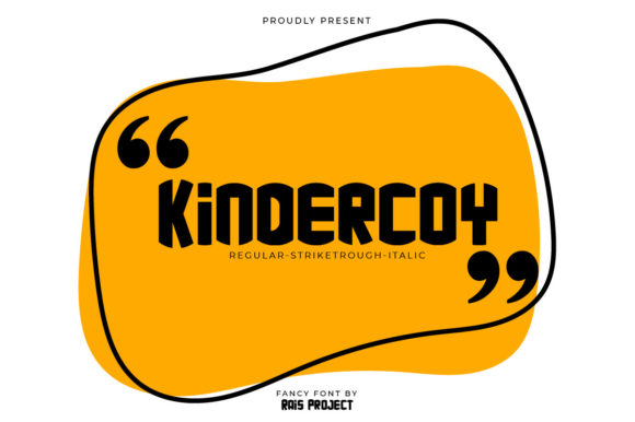 Kindercoy: A Robotic Display Font for Digital Projects