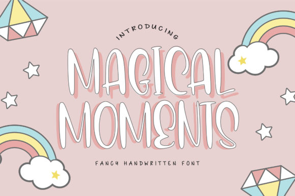 Magical Moments: A Playful Font for Editorial Charm