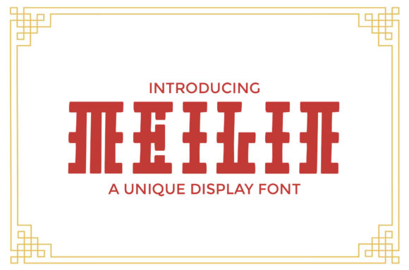 Meiling: A Bold Display Font for Building Your Brand's Identity