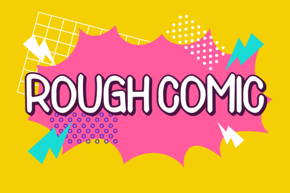 Rough Comic: The Playful Display Font for Modern Branding