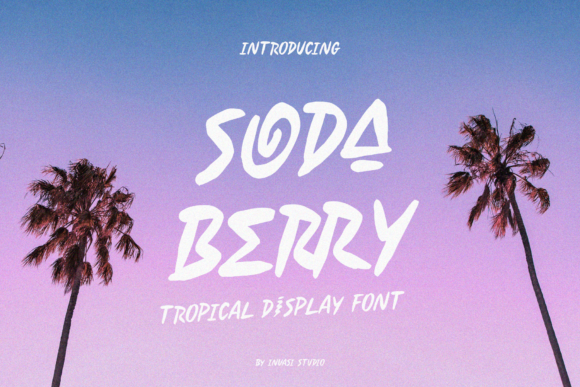 Soda Berry: An Editorial Font for Creative Layouts