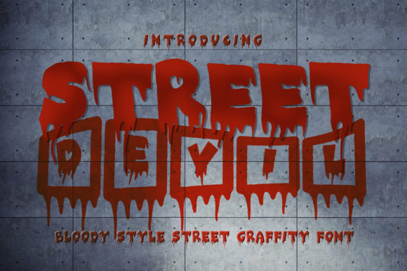 Street Devil: A Bold Display Font for Digital Branding