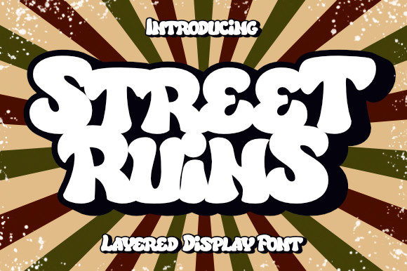 Street Ruins Font: A Review for Small Business Branding