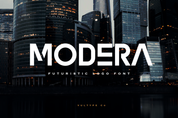 The Modera Typeface: A Bold Statement Font for Digital Design