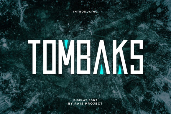 Tombaks Font: A Crafters Bold Robotic Design Partner