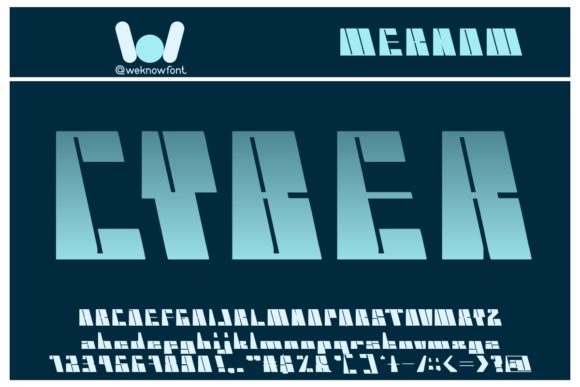 Using the Cyber Font for Modern Brand Identity Projects